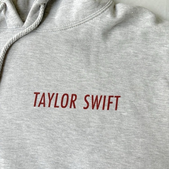 Gray TSwift Concert Hoodie Size L - Picture 4 of 5
